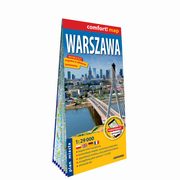 Warszawa laminowany plan miasta 1:29 000, 