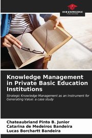 ksiazka tytu: Knowledge Management in Private Basic Education Institutions autor: Pinto B. Junior Chateaubriand