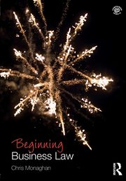 Beginning Business Law, Monaghan Chris