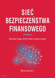 Sieć bezpieczeństwa finansowego, Capiga Mirosława, Gradoń Witold, Szustak Grażyna