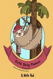 Sloth Daily Planner & Note Pad, Kind Fanny