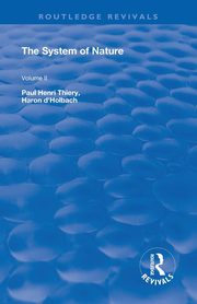 The System of Nature, Thiery Paul Henri
