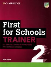 First for Schools Trainer 2 with eBook, 