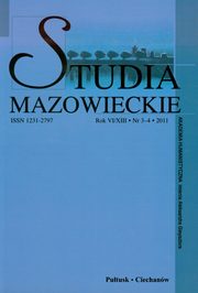 ksiazka tytu: Studia mazowieckie rok VI/XIII nr 3-4 2011 autor: 
