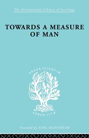 Towards a Measure of Man, Halmos Paul
