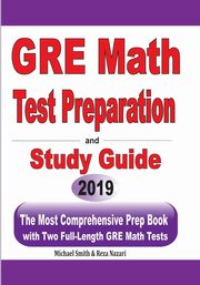 ksiazka tytu: GRE Math Test Preparation and study guide autor: Smith Michael