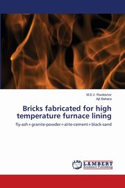 Bricks fabricated for high temperature furnace lining, Ravikishor M.S.V.