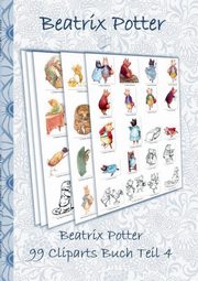 Beatrix Potter 99 Cliparts Buch Teil 4 ( Peter Hase ), Potter Beatrix