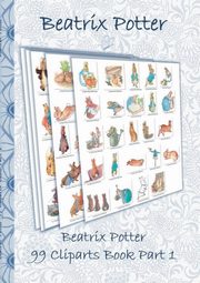 Beatrix Potter 99 Cliparts Book Part 1 ( Peter Rabbit ), Potter Beatrix