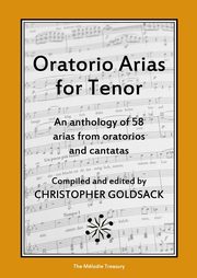 Oratorio Arias for Tenor, 