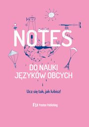 Notes do nauki jzykw obcych (okadka pudrowy r), 