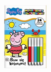 Peppa Pig Numerkowe kolorowanki 3 Baw sie kolorami!, 