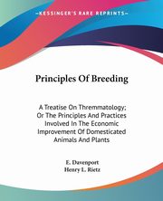 Principles Of Breeding, Davenport E.