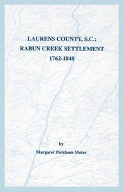 Laurens County, S.C., Motes Margaret Peckham