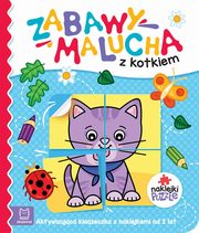 Zabawy malucha z kotkiem Aktywizujca ksieczka z naklejkami, Podgrska Anna