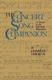 The Concert Song Companion, Osborne Charles