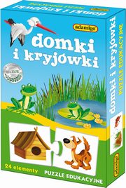 Domki i kryjwki Puzzle edukacyjne, 