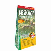 Bieszczady Mapa panoramiczna; laminowana mapa turystyczna 1:60 000, 