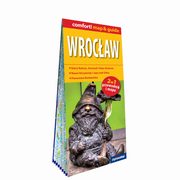 Wrocaw laminowany map&guide 2w1: przewodnik i mapa, 