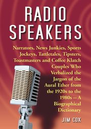 Radio Speakers, Cox Jim