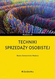 Techniki sprzeday osobistej, Zatwarnicka-Madura Beata