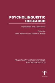 Psycholinguistic Research (PLE, 