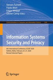 Information Systems Security and Privacy, 