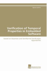 Verification of Temporal Properties in Embedded Software, Lettnin Djones