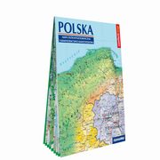 Polska. Mapa oglnogeograficzna i administracyjno-samochodowa; laminowana mapa XXL 1:1 000 000, Opracowanie zbiorowe