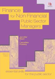 Finance for Non-Financial Public Sector Managers, Bean Jennifer