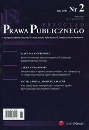 ksiazka tytu: Przegld Prawa Publicznego 2/2014 autor: 