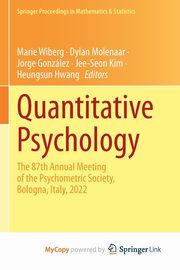 ksiazka tytu: Quantitative Psychology autor: 