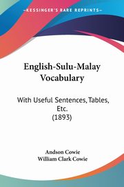 English-Sulu-Malay Vocabulary, Cowie Andson