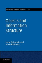 Objects and Information Structure, Dalrymple Mary