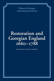 Restoration and Georgian England 1660-1788, 