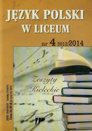 ksiazka tytu: Jzyk Polski w Liceum 13/14 numer 4 autor: 