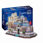 Puzzle 3D LED Katedra Notre Dame 149, 