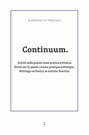 Continuum, De Francesco Alessandro