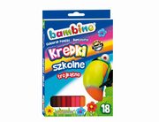 Kredki szkolne trjktne Bambino 18 kolorw, 