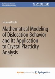 Mathematical Modeling of Dislocation Behavior and Its Application to Crystal Plasticity Analysis, Ohashi Tetsuya