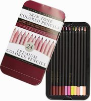 Zestaw Kredki cieliste 24 odcienie Skin Tone, 