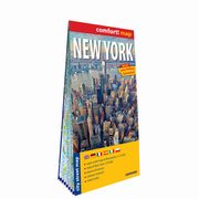 Nowy Jork (New York) laminowany plan miasta 1:75 000/1:15 000, 