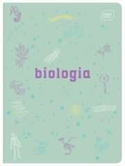 Zeszyt A5 w kratk 60 kartek Biologia 10 sztuk mix, 