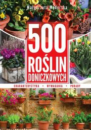 ksiazka tytu: 500 rolin doniczkowych autor: Mederska Magorzata