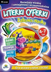 Zabawa i Nauka: Literki cyferki 4-7 lat, 