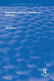 Philosophy and the Sciences in Antiquity, 