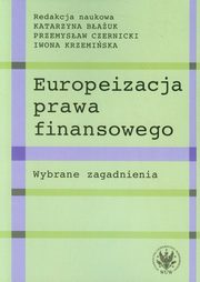 Europeizacja prawa finansowego, 