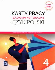 Jzyk polski 4 Karty pracy i zadania maturalne Zakres podstawowy i rozszerzony, Nowak Ewa, Kosiska-Puka Magorzata