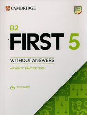 B2 First 5 Student's Book without Answers with Audio, 