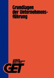 Grundlagen der Unternehmensfhrung, Wolfgang Korndrfer